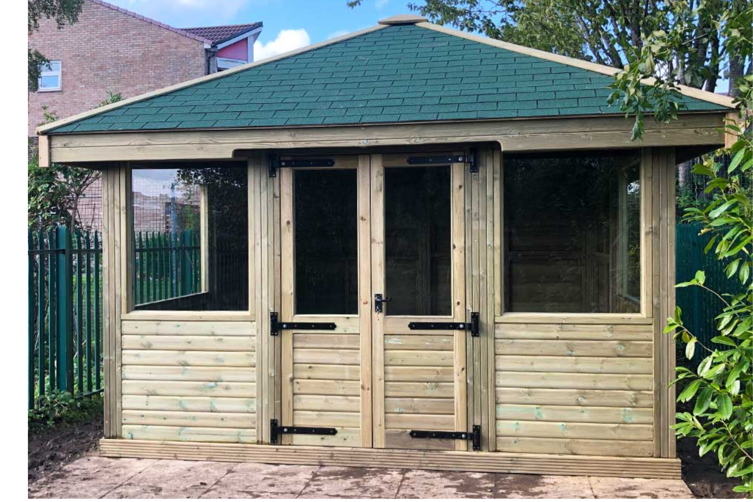 Timber outdoor classrooms