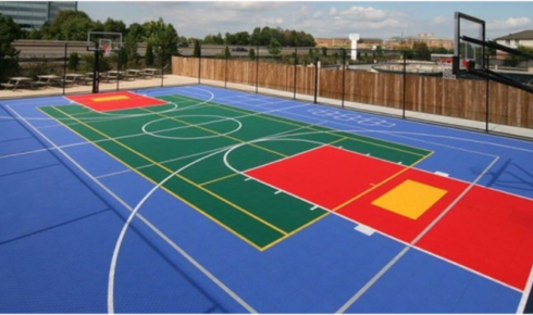 multi-purpose court flooring materials