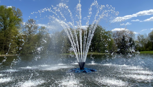 pond fountain aeration system