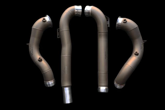 mercedes c63 w205 catted and catless downpipes
